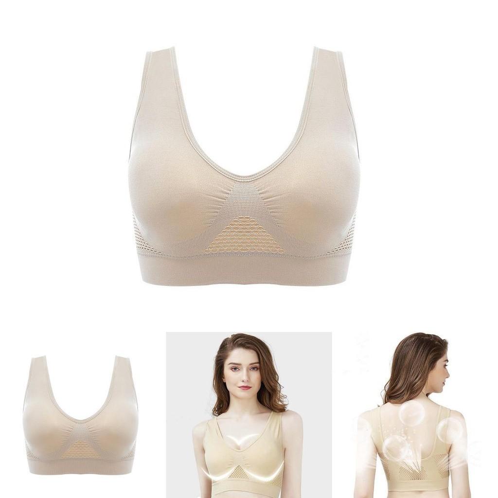 Breathable Hollow Out Padded Sports Bra For Women In Plus Size For Yoga And Gym