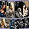 The Virgin Mary and the Baby Phone Case For Iphone 17 Air 15 Pro 14 Plus 16 Pro Max 17E 16E 12 13 Mini 11 Cover Cute Fundas