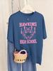 Hawkins High School 1986 Prints TShirts Women Summer Loose Short Sleeve Tops Soft ONeck T Shirt Basics Comfortable Clothes