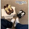 The Same Style As the Grape Mother, the Little Cutie with the Crooked Head~ Spring Retro Lace-up Casual Sports Little White Shoes Women's German Train