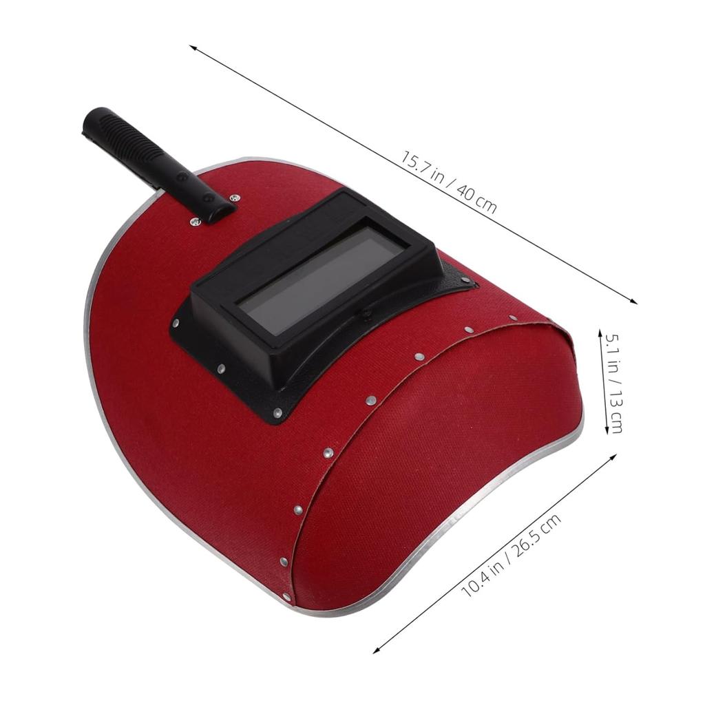 Сварочная маска Маска Сварочная Ручная Сварочная Ручная Самозатемняющийся Сварочный Шлем Шлифовка Сварочные Щитки Маска для Сварки Сварщик Ручная Дерево Красный