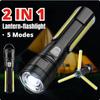 МногофункциональныйУличный Фонарик Сильного Света Супер Яркий Домашний Портативный Зарядный Многофункциональный Мини Светодиодный Дальнего Действия Предупредительный Кемпинговый Фонарь