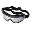 Dog Goggles Wind Proof UV Proof Fog Proof Dog Sunglasses with Adjustable Strap for Outdoor Silver