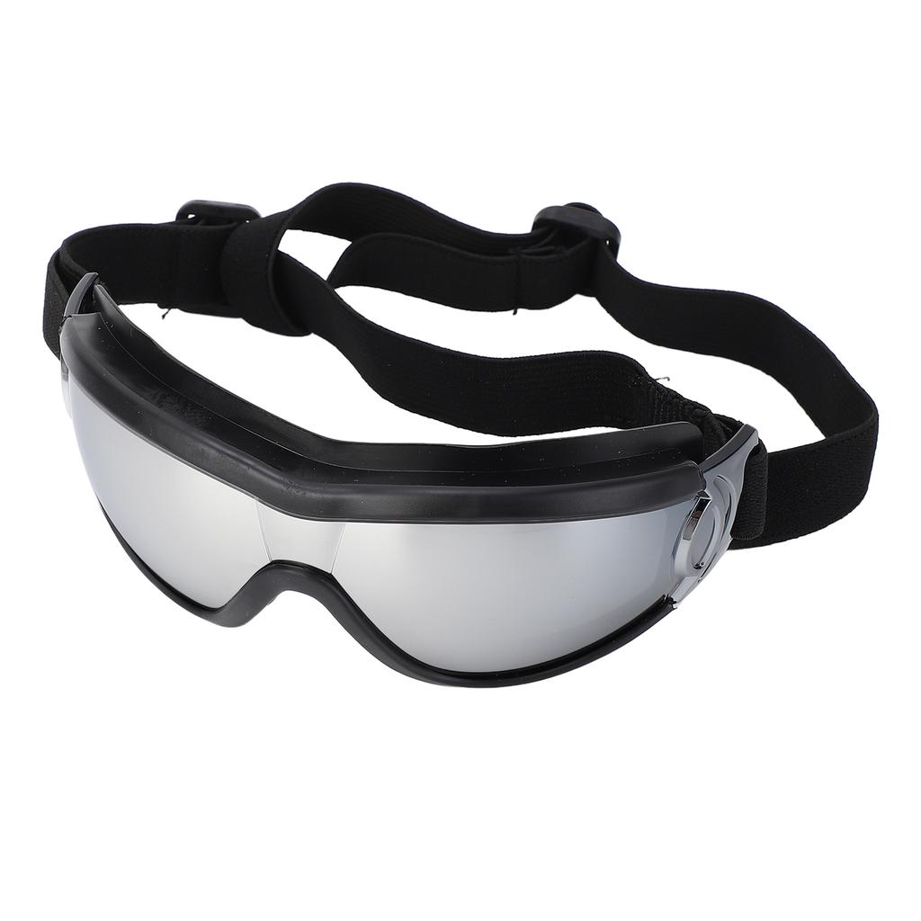 Dog Goggles Wind Proof UV Proof Fog Proof Dog Sunglasses with Adjustable Strap for Outdoor Silver