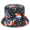 Santa Claus Snowman & Snowflake Christmas Bucket Hat - Cute, Versatile Fisherman Style