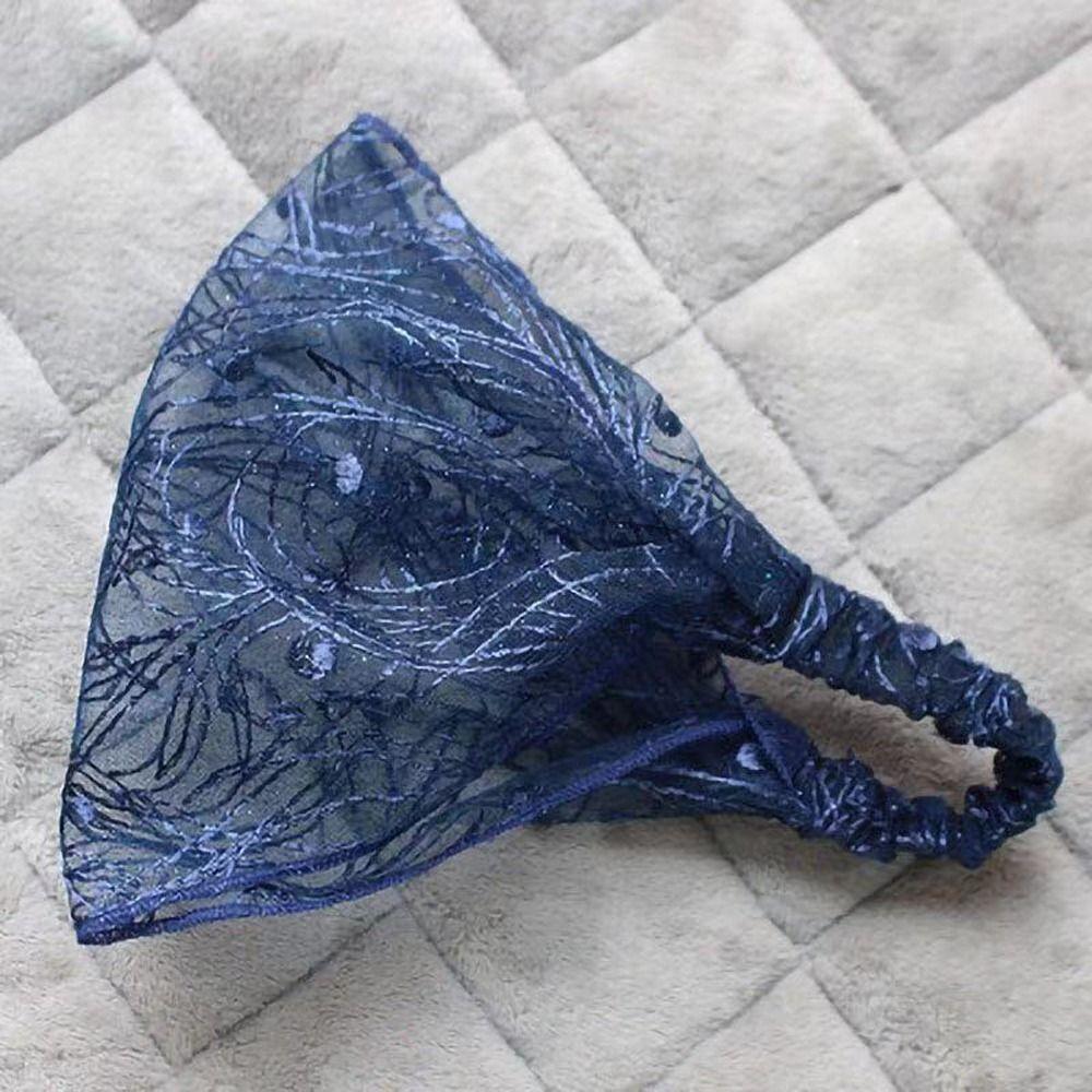 Mother Hair Hoop Korean Headwear Women Headband Lace Flower Hairbands New Mesh Hairbands