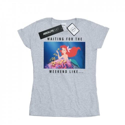 Disney Princess Womens/Ladies Ariel Waiting For The Weekend Cotton T-Shirt
