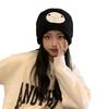 Lady Winter Hat Cartoon Lamb Head Shape Thick Fleece Ear Dome Heat Retention Outdoor Photo Prop Daily Cap