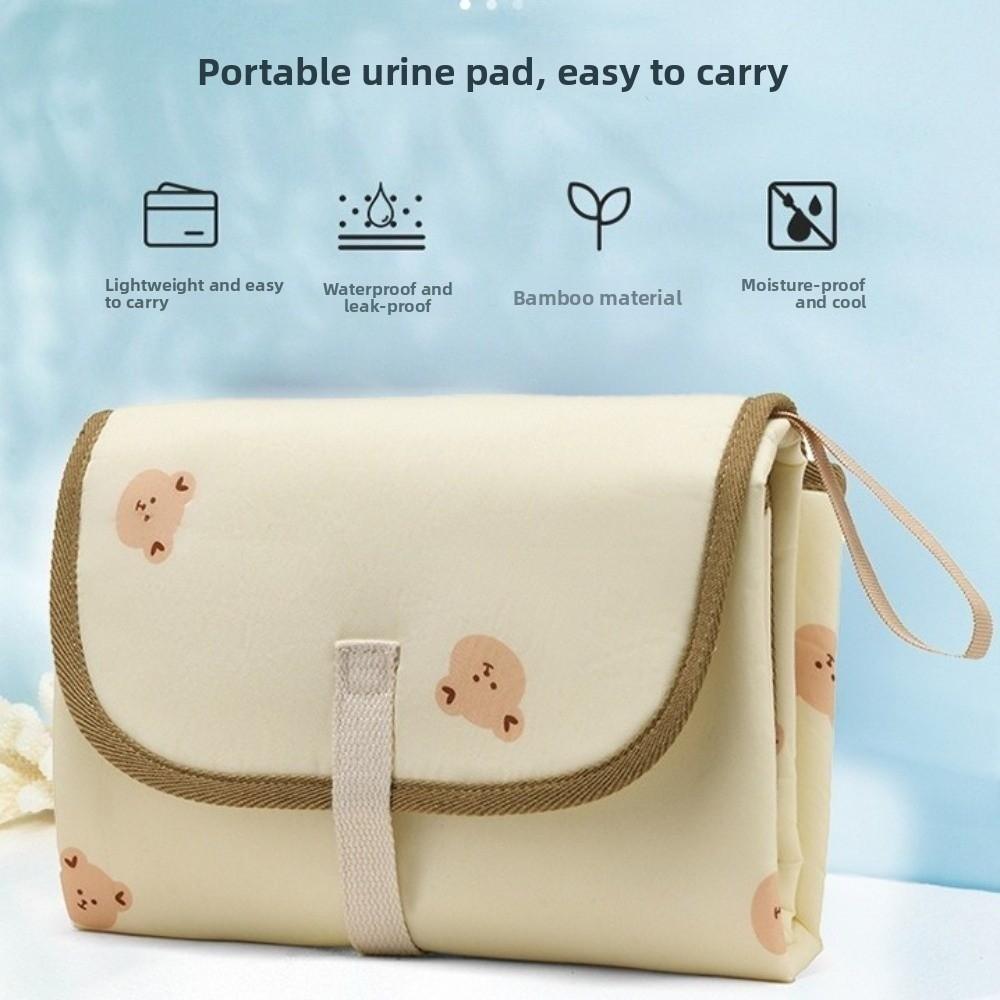 Медвежонок Детский Подгузник Мочевая Пеленка Водонепроницаемое Постельное Белье Меняющий Чехол Подушка Изделия для Ухода за Младенцами