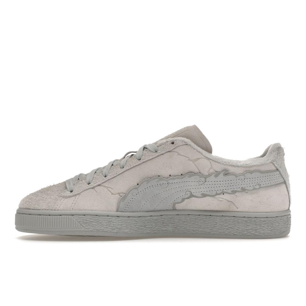 One Piece x Puma Suede Gear 5 Луффи Мужские Кроссовки Серый Пепельно-Серый Платиново-Серый 396524-01