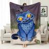Kpop Witch Hunters Blanket Blanket Witch Hunters Peripheral Nap Blanket Printed Flannel Office Sofa Blanket