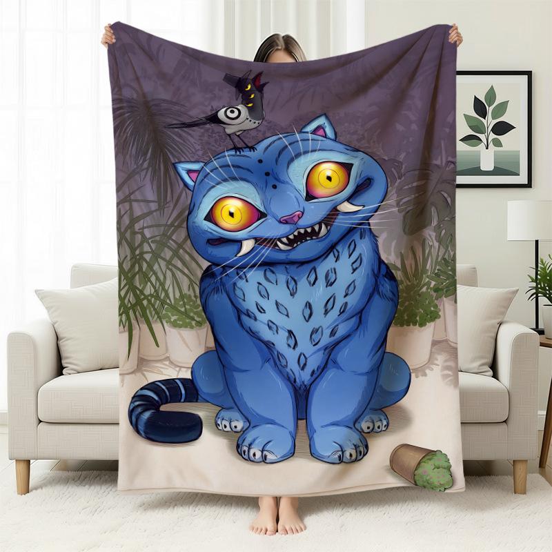 Kpop Witch Hunters Blanket Blanket Witch Hunters Peripheral Nap Blanket Printed Flannel Office Sofa Blanket