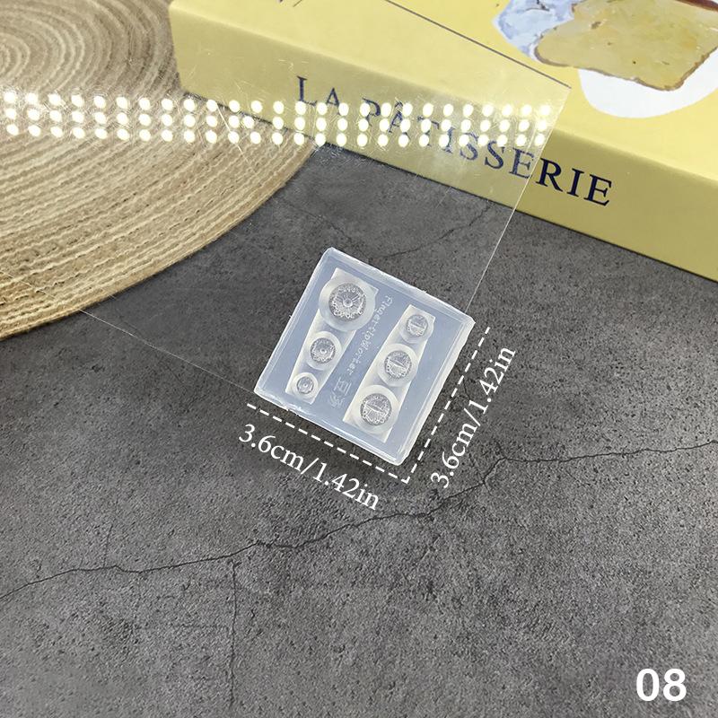 3D Nail Mold Ice Flower Bread Jellyfish Fox Eyeball Stamping Stencils Uv Gel Polish Art Mould Silicone Carving Tool Diy Design