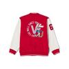 Vans Baseball Jacket Logo Single Button Loose Kids Jackets Red VN000JZG14A