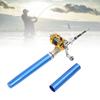 Miniature Pen Fishing Rod Portable   Size Fishing Pole with Reel Wheel for Outdoor