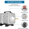 AC220-240V 25/30/35/45/55/60 Вт Серия ACO Кислородный насос Высокомощный электромагнитный воздушный насос переменного тока Насос для аэрации пруда Компрессор воздуха