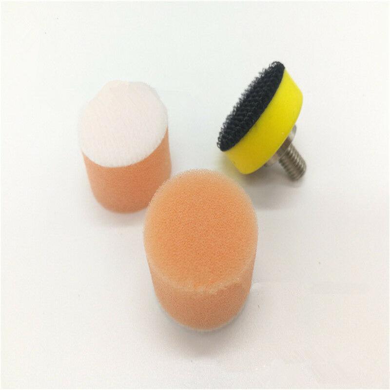 Набор из 60 шт. 1" 25 мм губчатых полировальных кругов для полировки. Полировальная машинка для автомобиля + 2 шт. опорные пластины для полировальных кругов M6. Подходит для электрической шлифовальной машины Dremel, роторного инструмента.