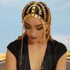 Middle Eastern Style Golden Headpiece With Tassels And Coin For Womens Winter Travel