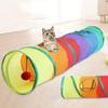 Туннель для кошек, трубка для домашних животных, складная игровая игрушка для дома и улицы, игрушки для щенков, головоломки, тренировки, скрытие