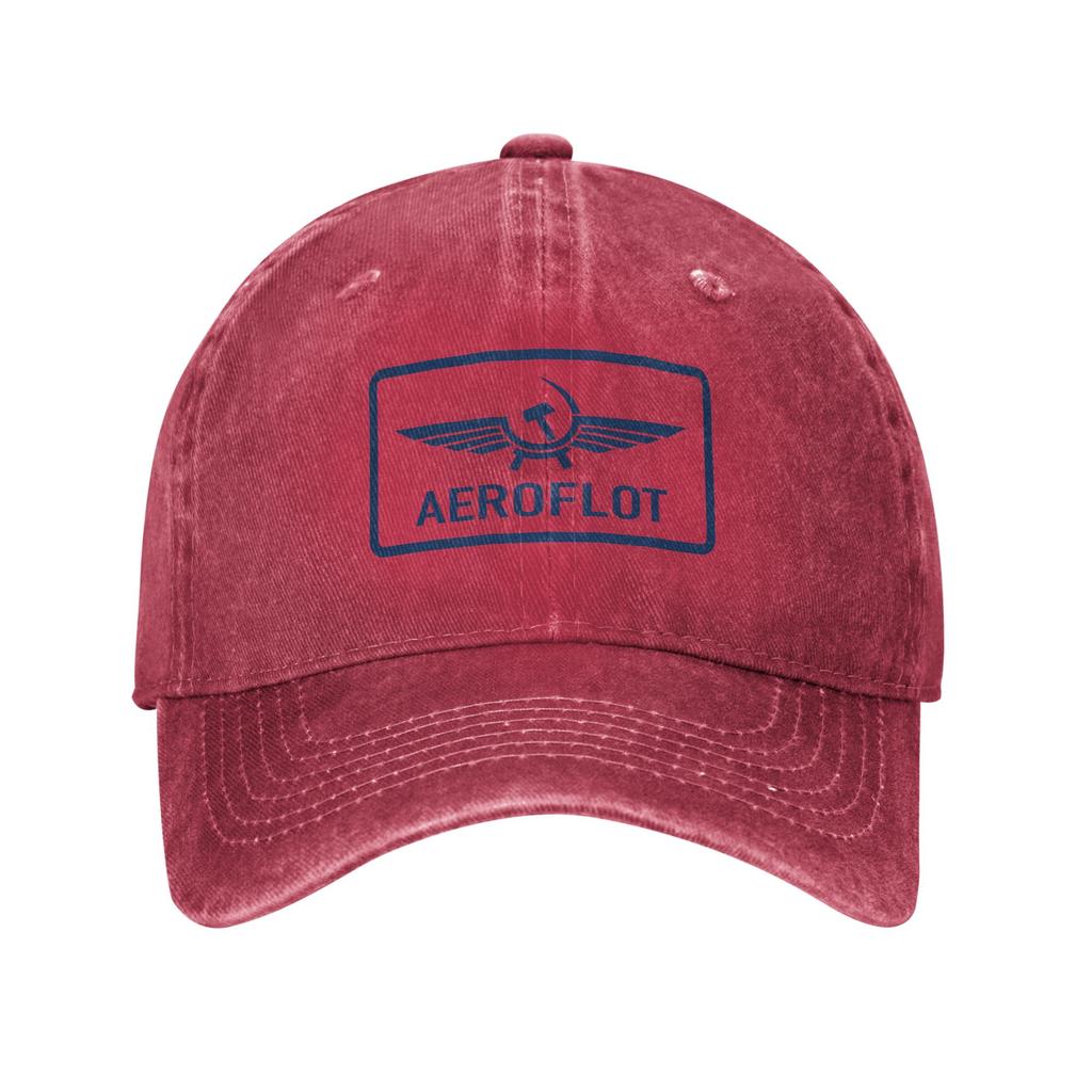 Symbol Aeroflot For Aviation Plane Fan Sun Baseball Cap Women Unisex Print Hip Hop Hats Summer yk Funny SunProof Caps