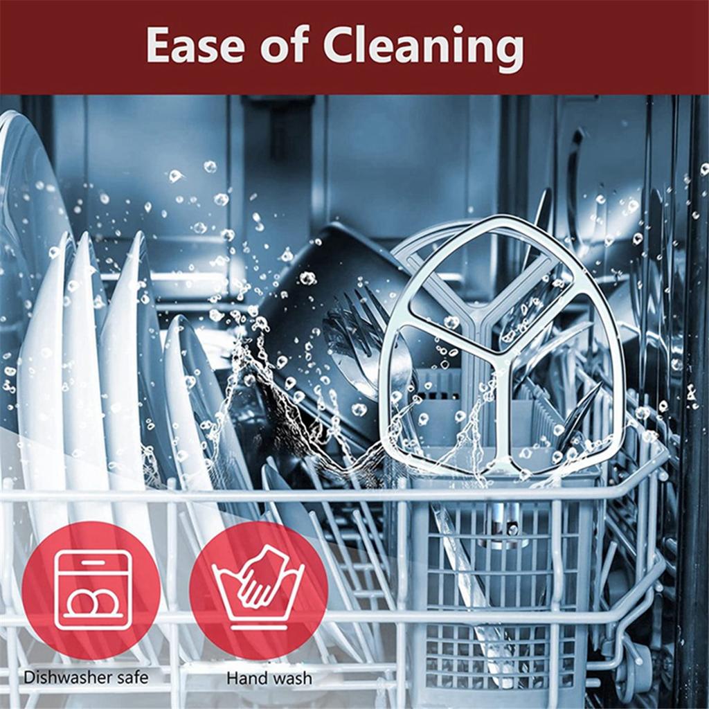 For KitchenAid 5QT-6QT Bowl Tilt-Head Stand Mixers Attachment Stainless Steel Flat Beater+ Spiral Dough Hook