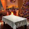 Christmas DIY Decoration Tablecloth Christmas Party House Snowflake Lace Tablecloth