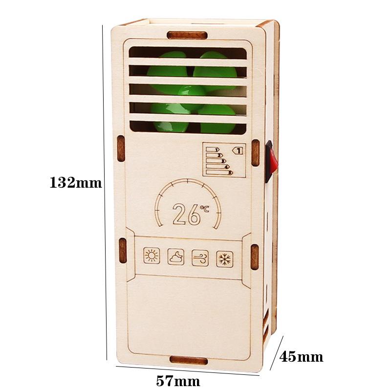 Сделай сам Физическая модель Научный эксперимент Обучающая игрушка Вентилятор кондиционер стиральная машина ручная работа мелкое производство