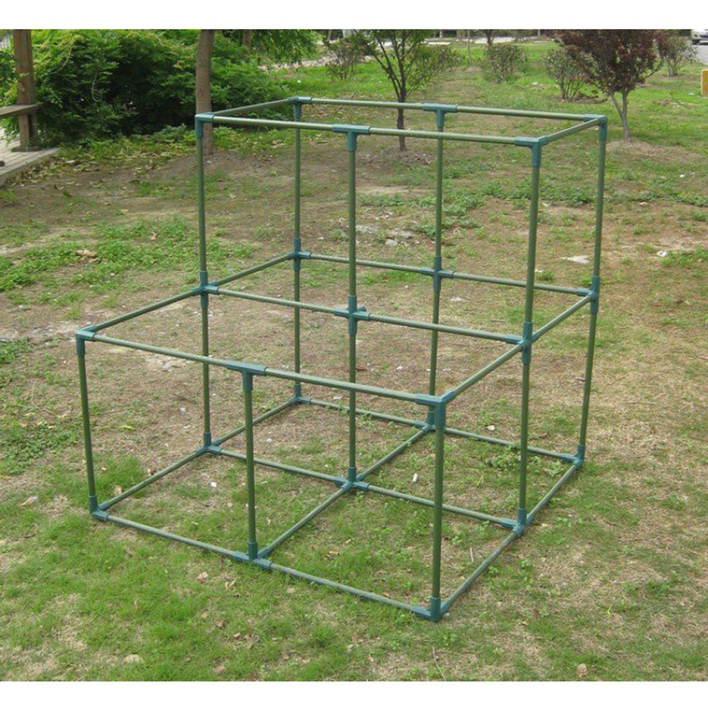 12 шт. 16 мм Садовый соединитель для каркаса Пластиковые соединители для каркаса теплицы для винограда Солнцезащитный навес