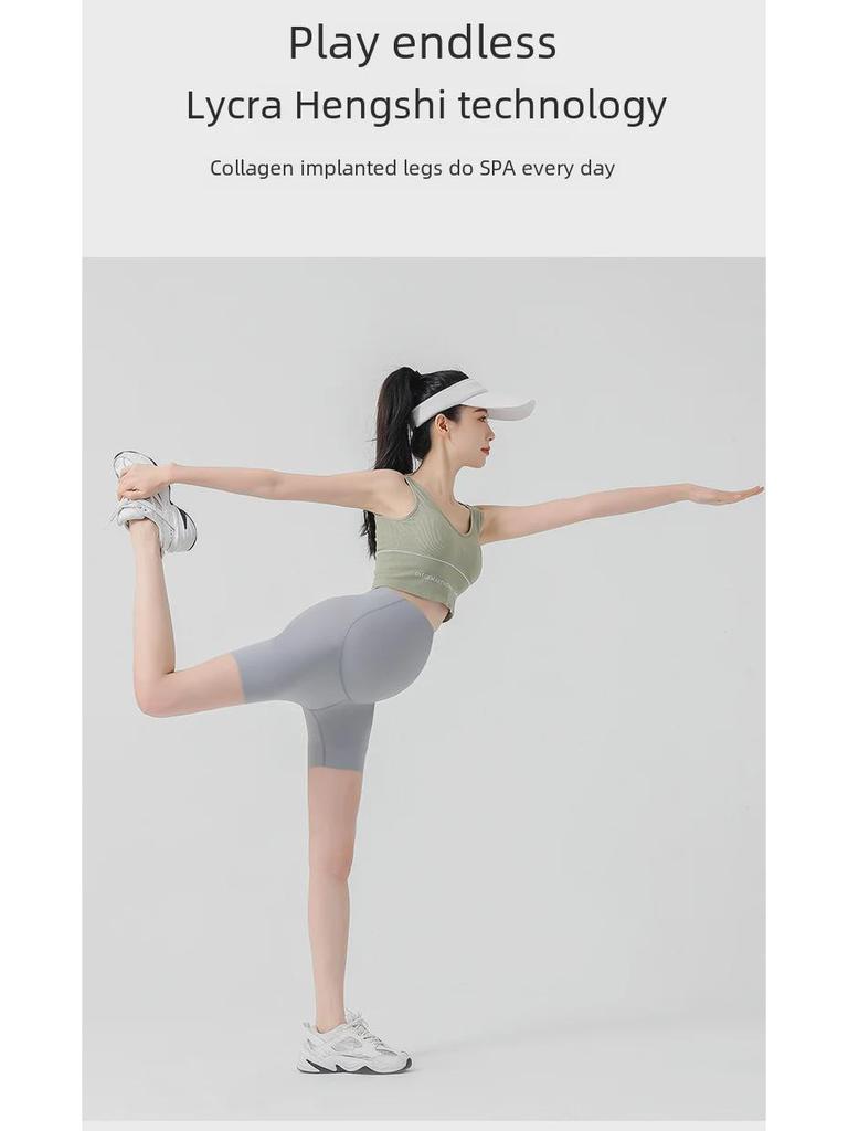 Шорты для йоги для беременных с поддержкой живота — легкие летние, длина 3/4