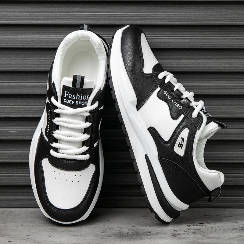 New Fashion Men 's Four Seasons Comfortable Thick Sole Shoes Students BoysTrending Soft Sole Breathable Casual Running Sneakers