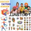 Tattoo Sticker Waterproof World Cup Football Sporting Events Club Temporary Face Sticker Tattoo