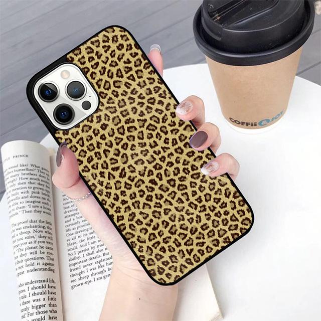 Leopard Print Phone Case For Apple iPhone 17 Air Pro Max Plus Coque For iPhone 17 Air 14 15 16 13 12 Max Cover