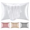 Silk Pillowcase Pillowcase Silk Pillowcase One Side Silk 43 X 63cm Pillowcase Silk Pillowcase Washable Gentle On the Skin Reduces Bedhead