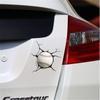 3D Car Sticker Baseball Hit Window Cars Auto Motorcycle Bumper Window Door Body Waterproof Decal Auto Accessories Car-styling