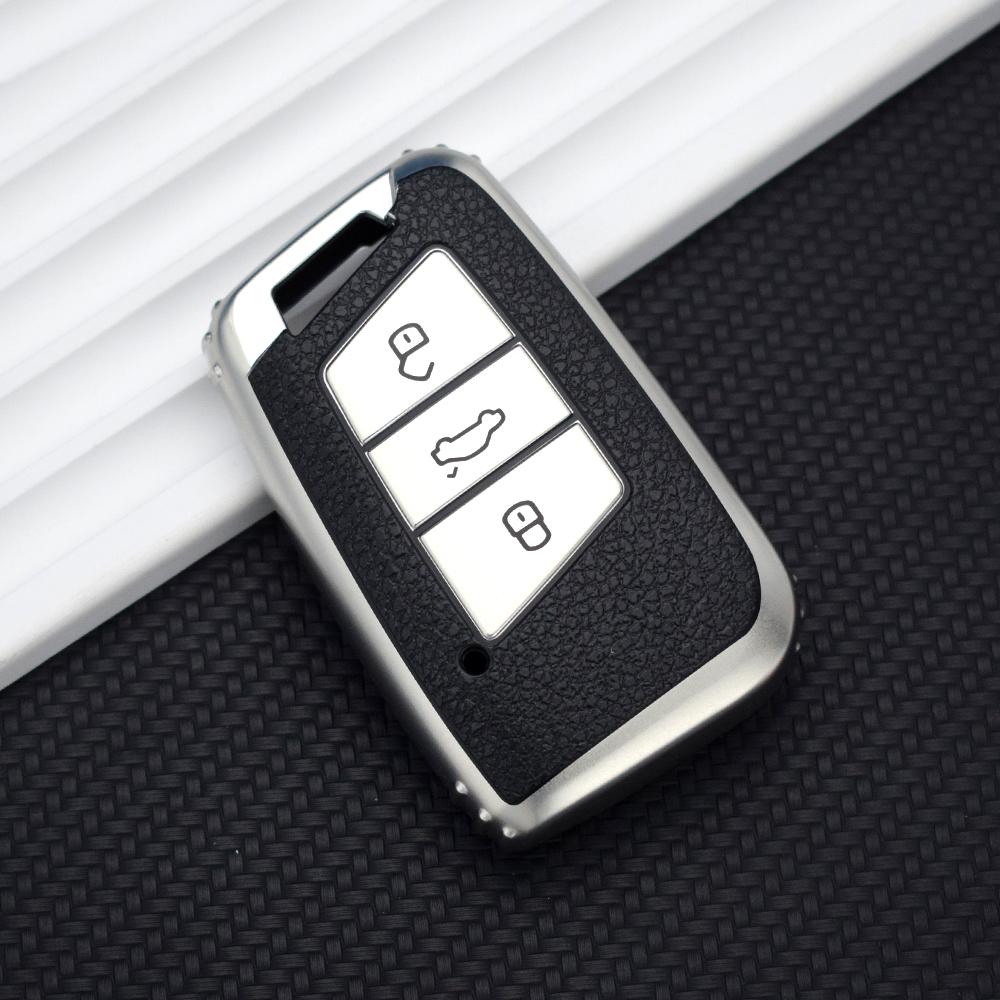 TPU Car Remote Key Case Cover Shell For Volkswagen VW Magotan Passat B8 Golf For Skoda Superb A7 Smart 3 Buttons Auto Decoration