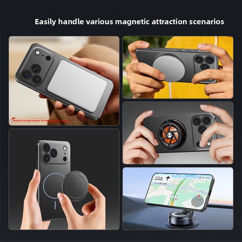 Матовый Прочный Магнитный Чехол из ПК для iPhone 17 Air 16 15 14 13 12 Pro Max Для Magsafe Однотонный Ультратонкий Задний Чехол