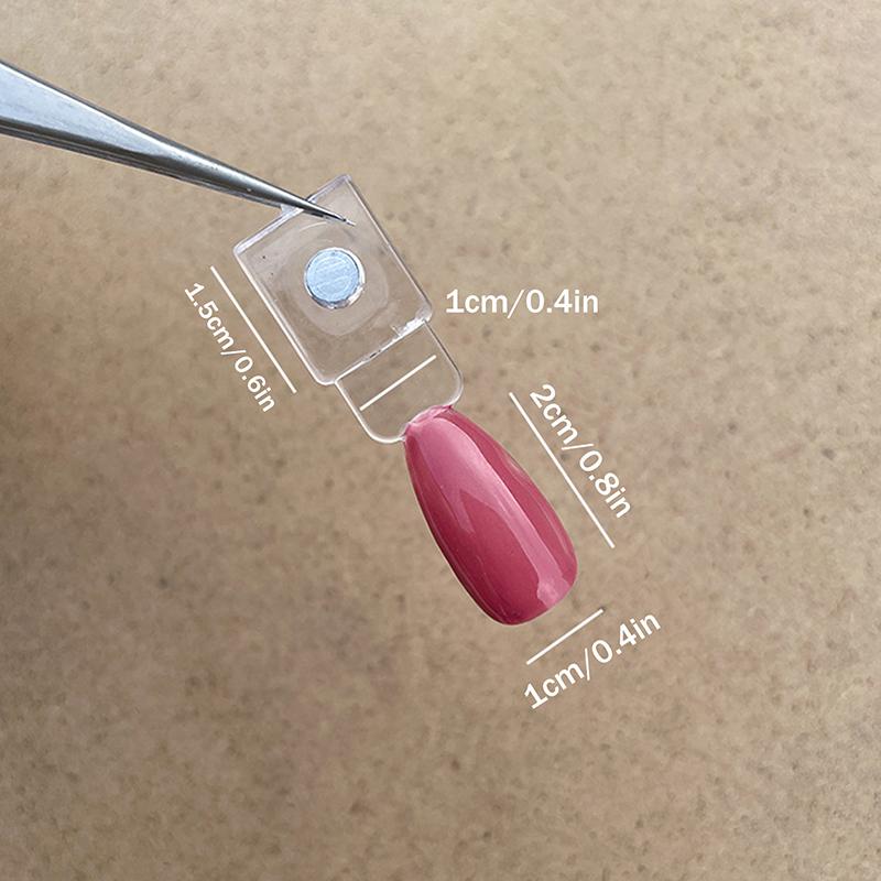 24 шт. Палитра цветов лака Магнитный дисплей типсов для наращивания Прозрачная цветовая карта Подставка для гель-лака Палитра для ногтей Клей для ногтей Практика