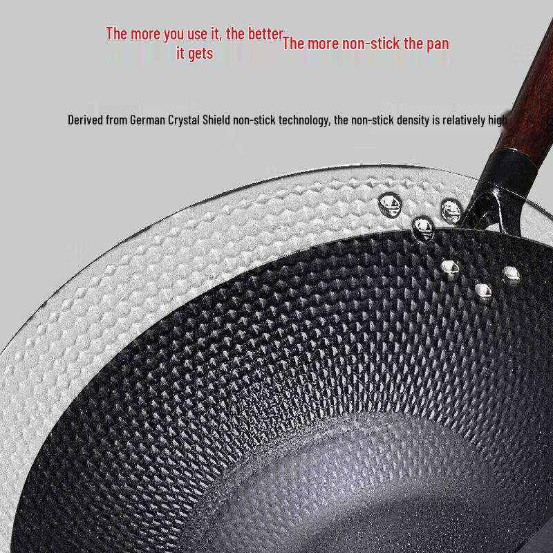 Luxface Black Diamond Wok