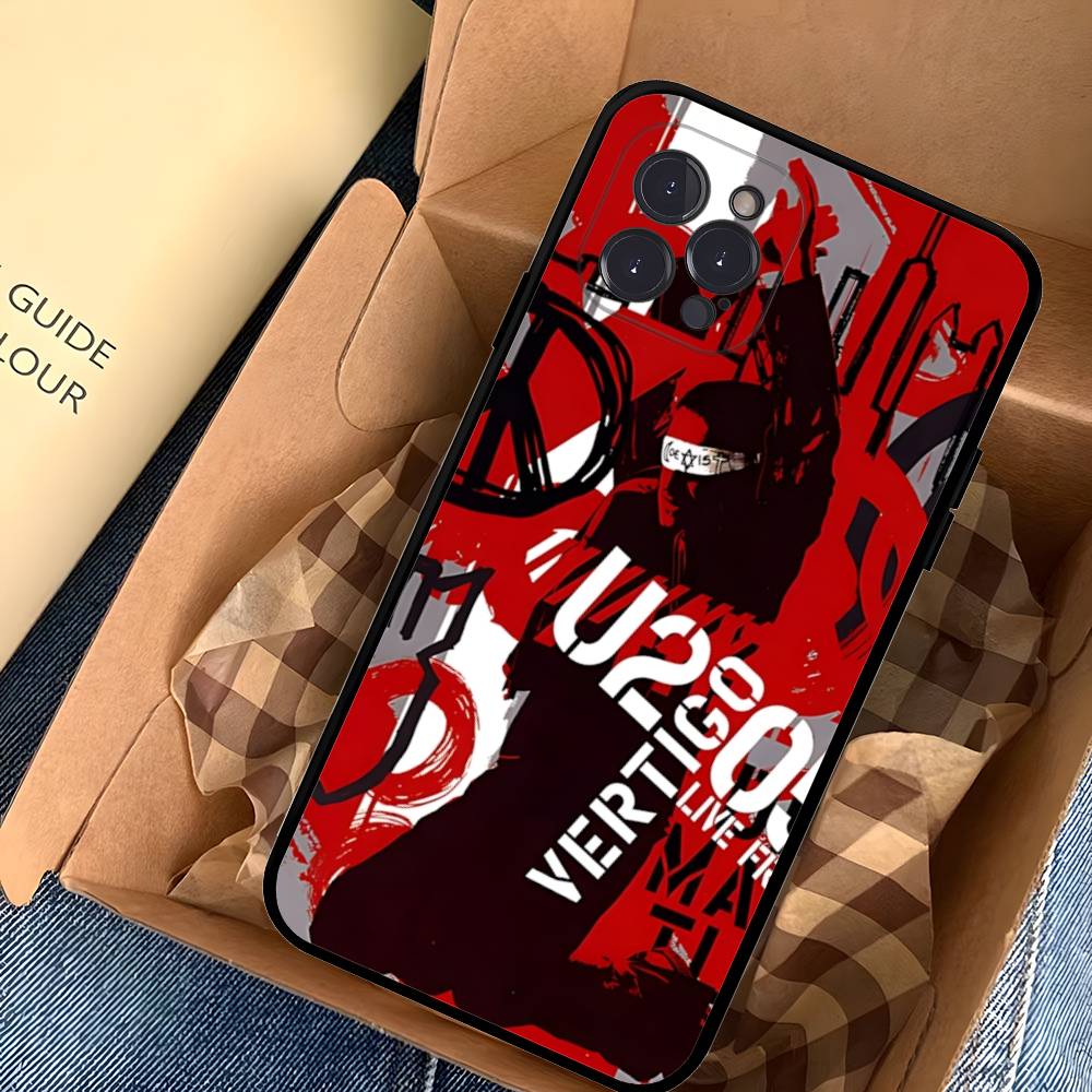 1 шт. Известный Чехол для Телефона Рок-Группы U-U2 Для Iphone 17 Air 16 15 14 13 12 11 Pro Max 16 15 14 Plus Мягкий Чехол из ТПУ