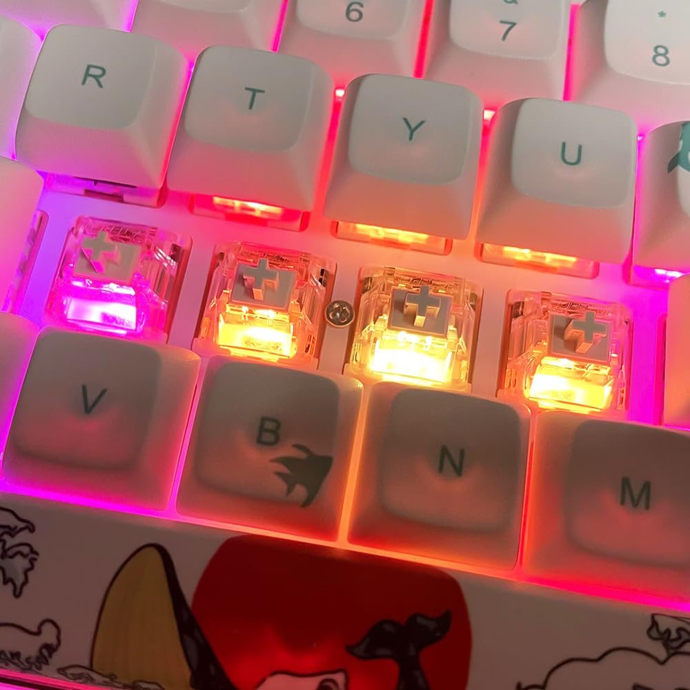 Gateron G Yellow Pro 5-контактный переключатель RGB MX механическая клавиатура Items Pro 3.0 Pre-Lube желтый-красный-коричневый (36 3.0 Белый)