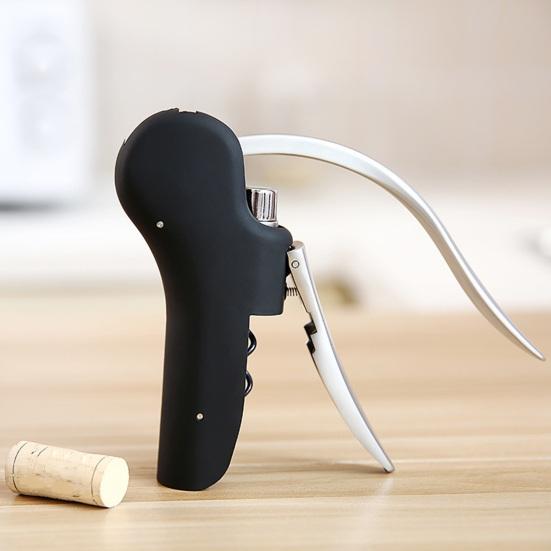 Открывалка для бутылок вина, вертикальный рычаг, штопор, эргономичная ручка, нескользящая многофункциональная быстрооткрывающаяся бутылка для напитков, инструмент для домашнего бара