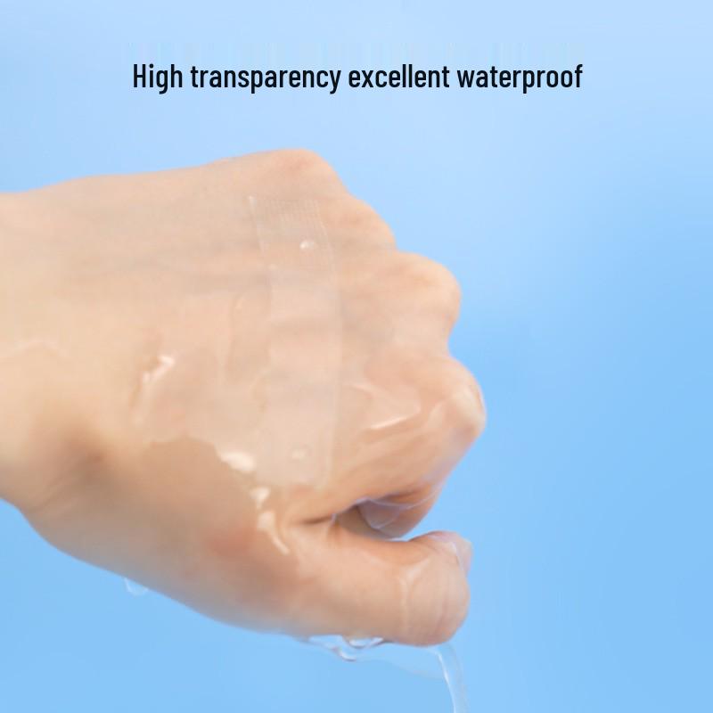 PE Transparent Waterproof Medical Pressure-Sensitive Tape - High Stick, Breathable, Strong Adhesion Gauze Roll