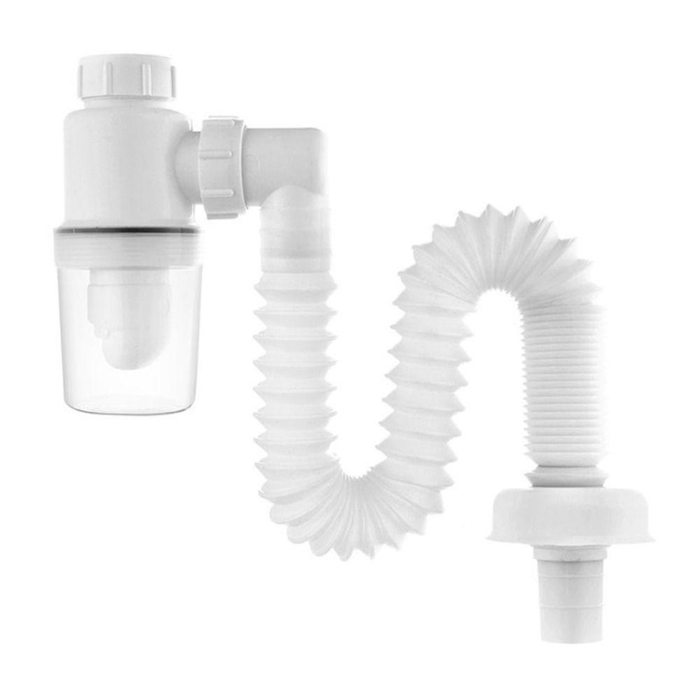 Аксессуары для домашней кухни Сливная труба для умывальника Канализационная труба Сифон Дезодорирующий сетчатый фильтр Шланг для раковины