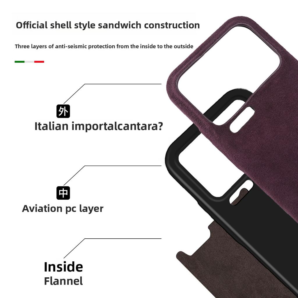 Alcantara Case for Xiaomi 17 Pro Max 15 Ultra Premium Business Slim Shockproof Cover
