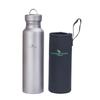 Boundless Voyage Titanium Water for and Outdoor with Ti3003D Bottle, 800ml, Ultra-Lightweight, Wide-Mouth, Direct-Drink, Hiking, Cycling, Sports,