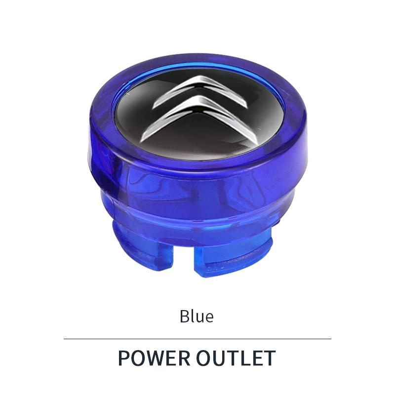 AIJ4 Citroen Car Cigarette Lighter Dust Plug Socket Cover Cap For Citroen C2 C3 C4 C5 Cactus Auto Interior Accessories (6 Colors)