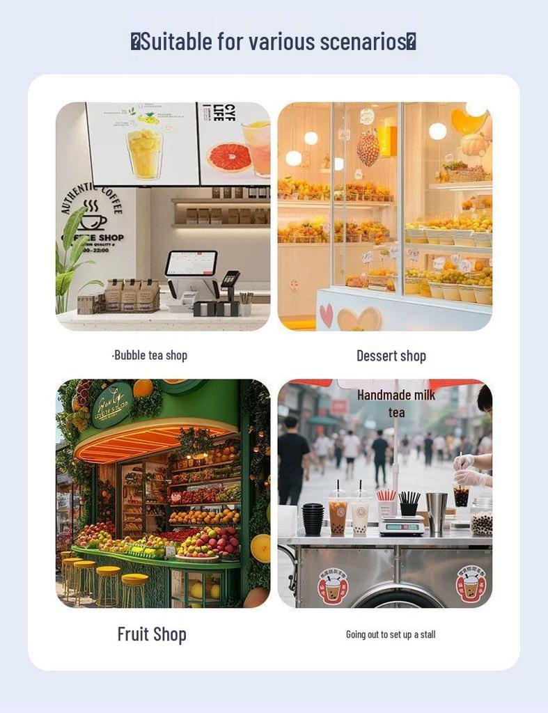 Electric Fruit & Vegetable Peeler for Home & Commercial Use - Ideal for Milk Tea & Fruit Shops