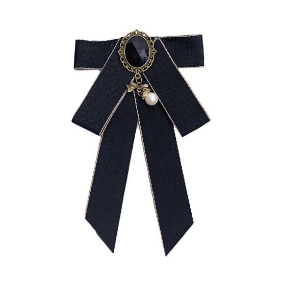 Женский галстук-бабочка со стразами, воротник-галстук с регулируемым размером шеи, ручная работа, рубашки, униформа, аксессуары
