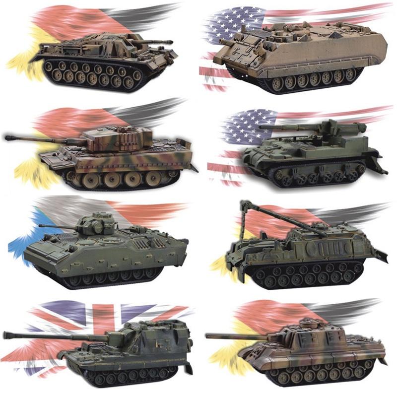 4d 172 8pcs Assemble Tank Heavy Weapons Armor Plastic Model Us  Kits Germany