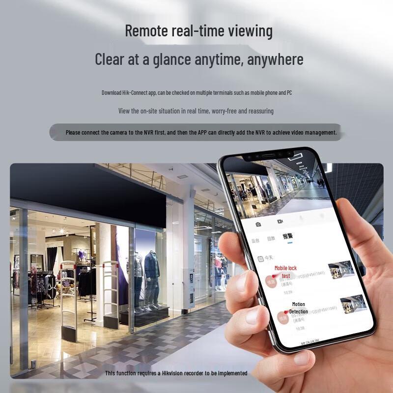 Hikvision 3MP Dual-Light Full-Color Dome Security Camera CN plug (adapter included)
